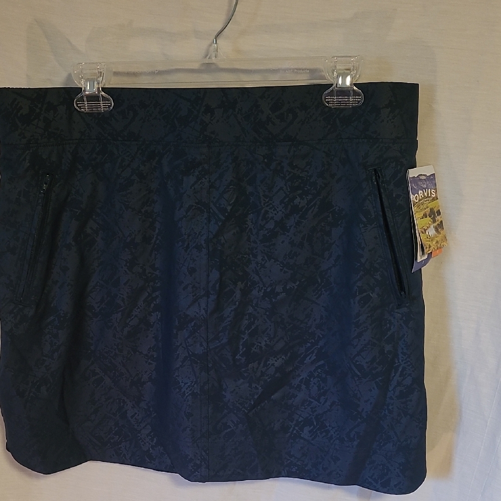 Orvis Blue Patterned Skort